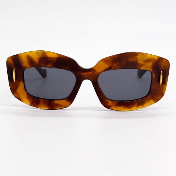 NEW LW40114F 53A, LOEWE SUNGLASSES HAVANA GREY main image 10